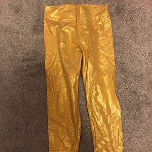 Gold leggings